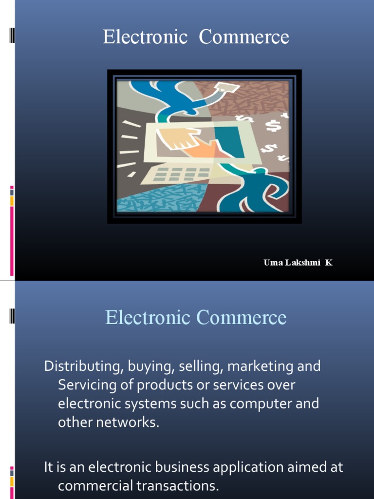 Overview of Electronic Commerce Evolution | PDF