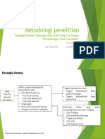 Metodologi Penelitian: Kerangka Konsep "Hubungan Pola Asuh Orang Tua Dengan Perkembangan Anak Prasekolah"