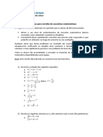 Caderno Nº0 - Revisão Matemática