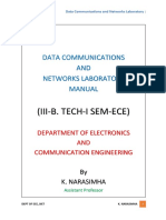 Data Communications and Networks Lab Manual