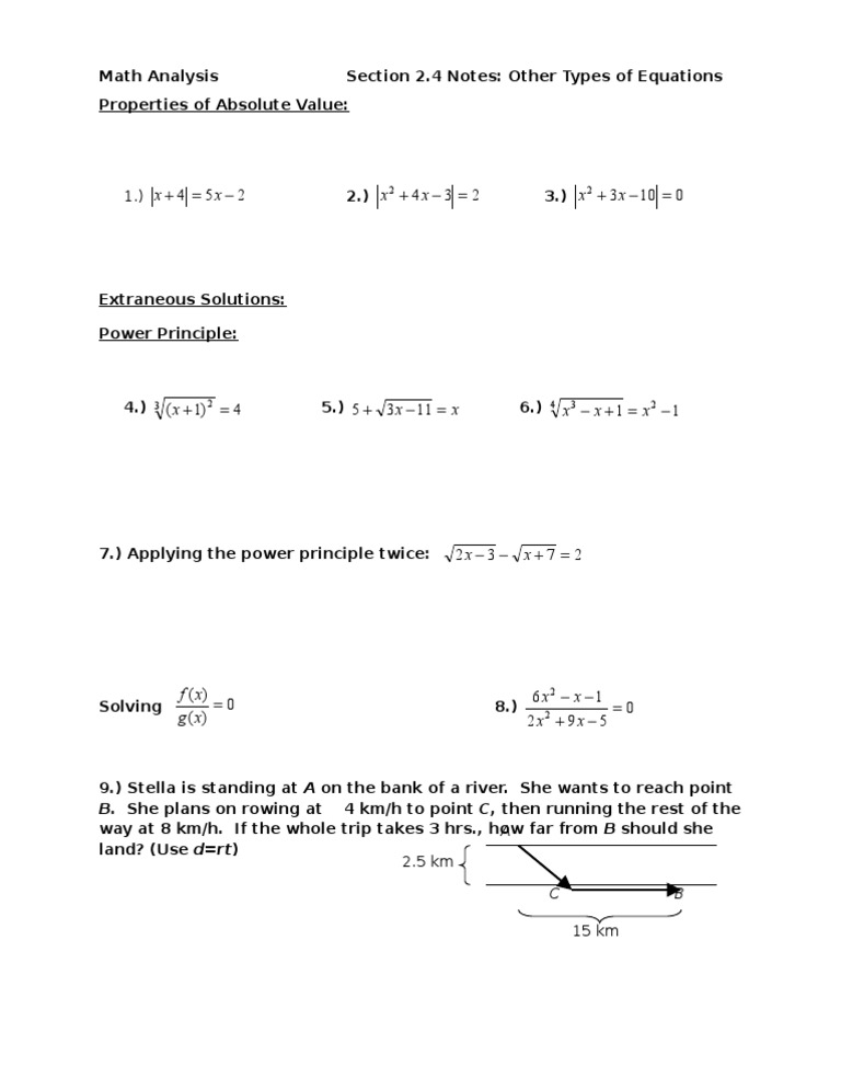 Absolute Value Equations and Solutions | PDF