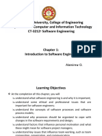 Introduction To Software Engineering: Alamirew G