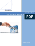 Technical Sheet ARM 3700 Fully Motorized Rotary Microtome