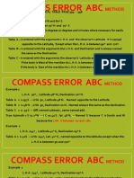 Compass-error-abc-method
