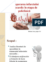 Recuperarea Infarctului Miocardic În Etapa de Policlinică: Buhnaci Ana, Grupa 313