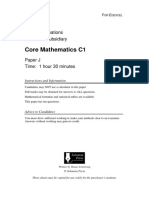 PMT C1 Core Maths Solutions