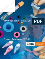 BD Diagnostics - Preanalytical Systems: Product Catalogue 2009/10