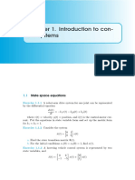 Chapter 1. Introduction To Con-Trol Systems: State Space Equations