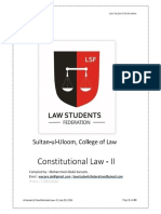 Constitutional Law II