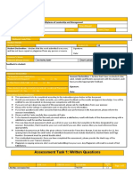 Assessment Task 1: Written Questions: BSB50420Diploma of Leadership and Management