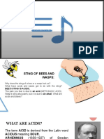 CHEMISTRY OF BEE AND WASP STINGS