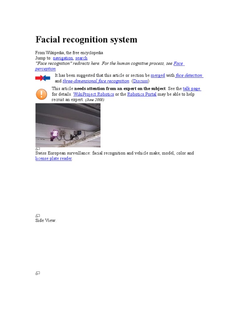 Facial Recognition System | PDF | Computing And Information Technology