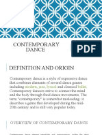 Week - 11 Contemporary Dance