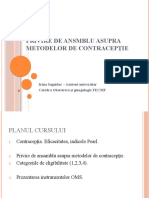 Privire de Ansamblu. Contraceptie - Stomatologie