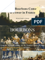 Bourbons Came To Power in France