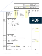 Calculation Sheet: Design As 1000 MM B