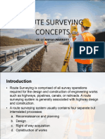 Ce 121 - Lec 1 - Route Surveying Concepts