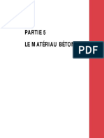 Partie 5 Le Matériau Béton