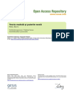 Ssoar Annunivbuch 2002 Petre Teoria Realista Si Puterile Medii