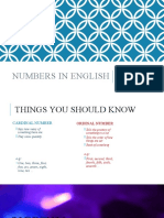 Numbers in English: By: Daedu Team