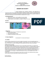 Page - 1 Gender and Society Instructional Material