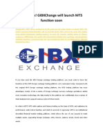 Attention - GIBXChange Will Launch MT5 Function Soon