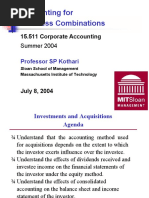 Accounting For Business Combinations