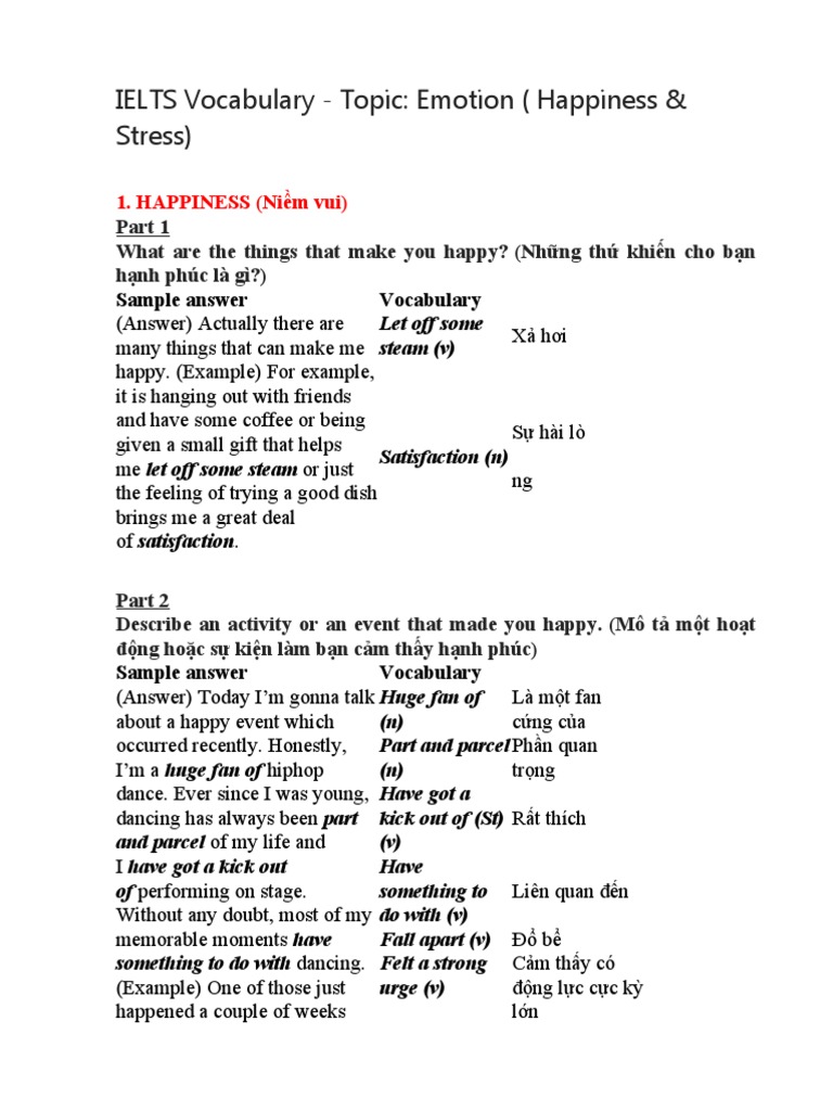 Topic Feeling & Emotion | PDF | Feeling | Anger