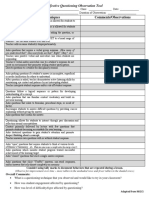 EC - Effective Questioning Observation Tool