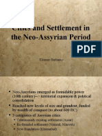 Cities and Settlement in The Neo-Assyrian Period: Eleanor Barbanes