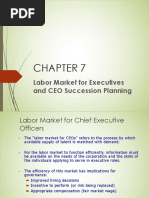 Chap 7-Labor Market For Executives and CEO Succession Planning