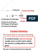 1) Hydrogen and Chlorine:: Covalent Bonding