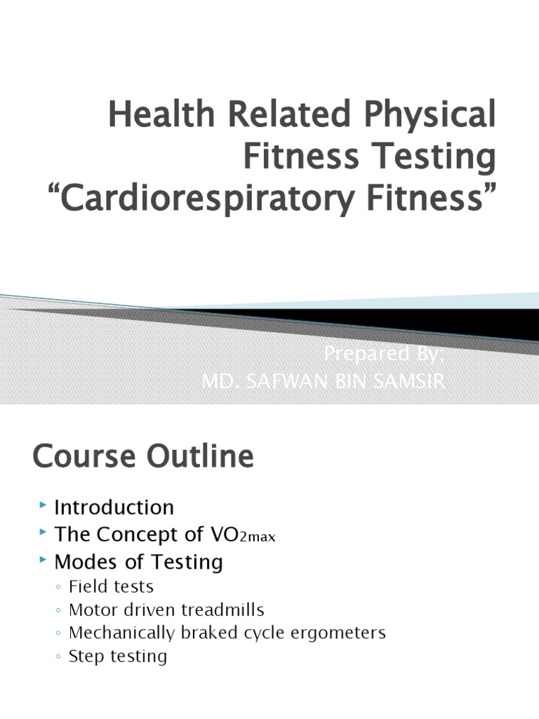 Cardiorespiratory Fitness Testing Guide | PDF | Science & Mathematics ...