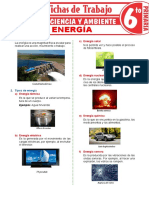 Tipos de energía y sus características