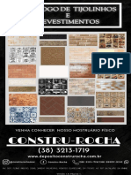 Catálogo Revestimentos - CONSTRUROCHA - 2021