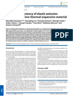 Processing efficiency of elastic emission machining for low-thermal-expansion material