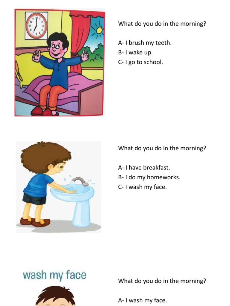 Daily Routines262 | PDF