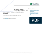 * Morphological Stability of Si(001) Surface Immersed in Fluid Mixture of Ultrapure Water and Silica Powder Particles in Elastic Emission Machining