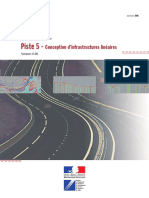 Sétra. Piste 5 - Conception d Infrastructures Linéaires. Manuel de Référence. Service d'Études Techniques Des Routes Et Autoroutes. Version 5.