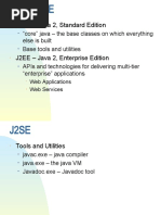 J2SE - Java 2, Standard Edition