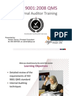 B0 9001 Auditor Training