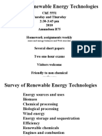 Survey of Renewable Energy Technologies