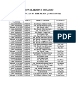 Jadwal Ibadat Rosario