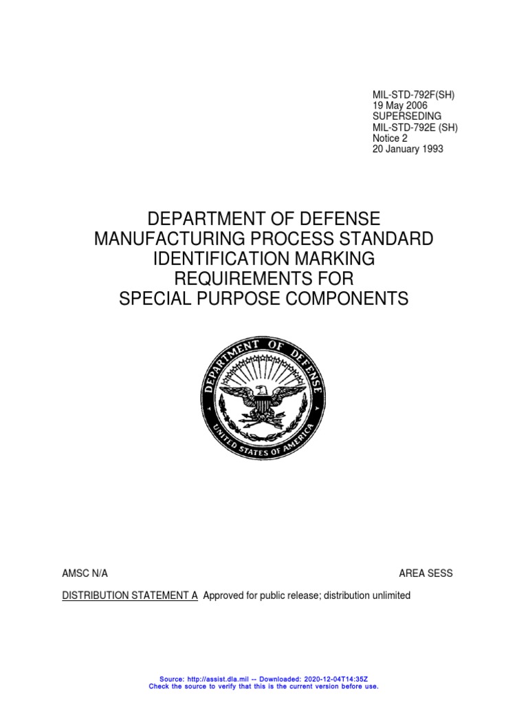 Identification Marking Standards for DOD | PDF | Pipe (Fluid Conveyance ...