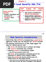 Chapt2-Transport Level Security-SSL, TLS