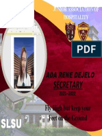 Ada Rene Dejelo: Secretary