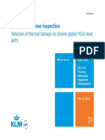 Barkhausen Noise Inspection: Detection of Thermal Damage On Chrome Plated HSLA Steel Parts