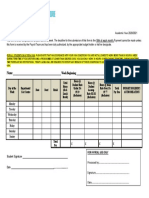 Students Pay Claim Form: Week Beginning