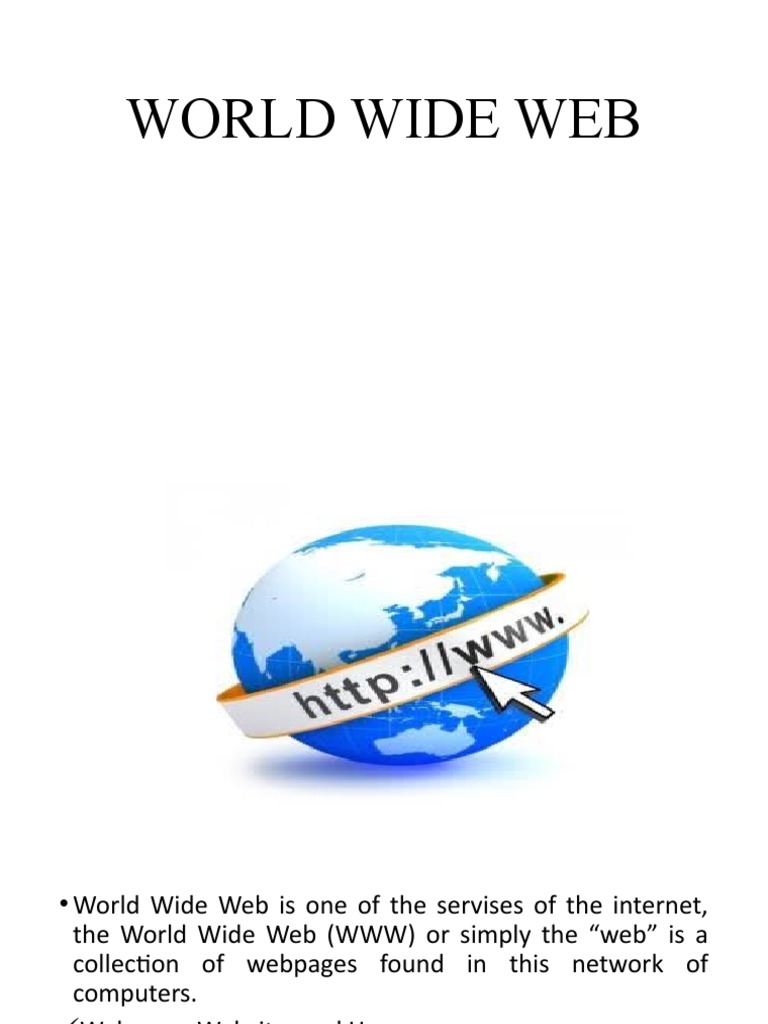 World Wide Web | Download Free PDF | World Wide Web | Internet & Web