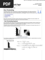 Otsu Thresholding Explained: Hide Menu
